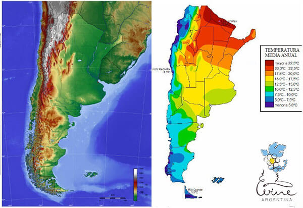 khí hậu vùng Argentina