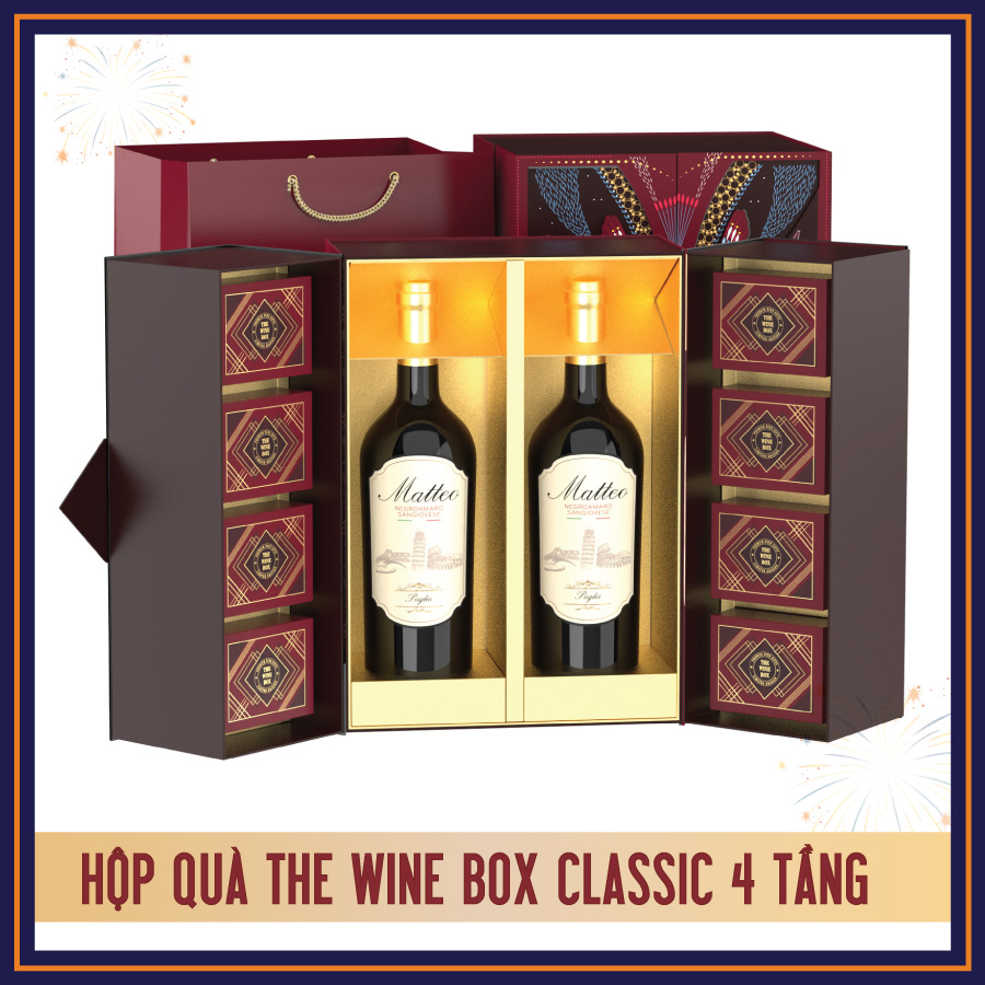 Hộp quà rượu The Wine Box 3