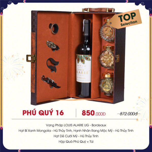 Hộp quà Tết Phú Quý 16