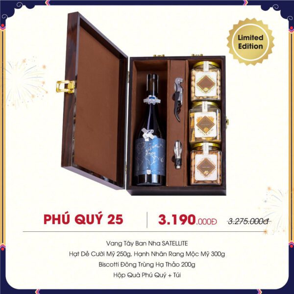 Hộp quà Tết Phú Quý 25