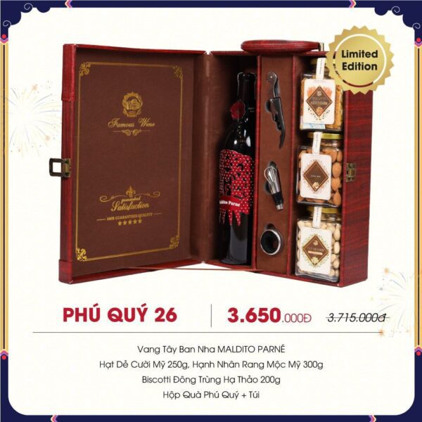 Hộp quà Tết Phú Quý 26