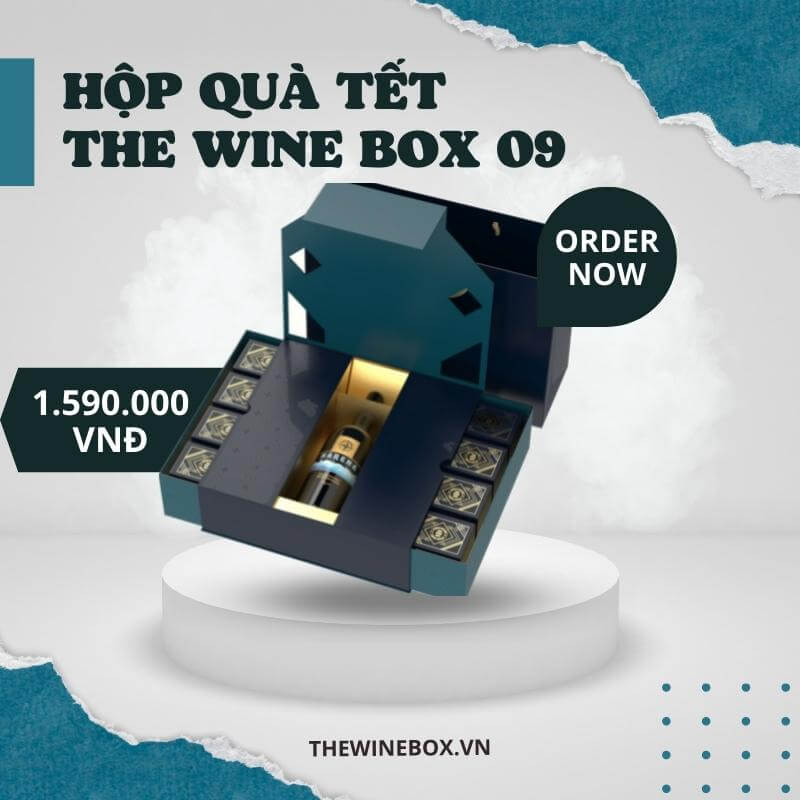 Hộp quà Tết The Wine Box 09