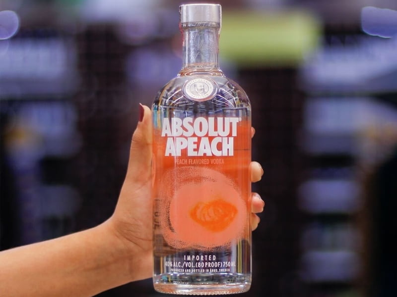 ABSOLUT APEACH (ĐÀO) 1 Rượu Vodka Absolut APeach (Đào)