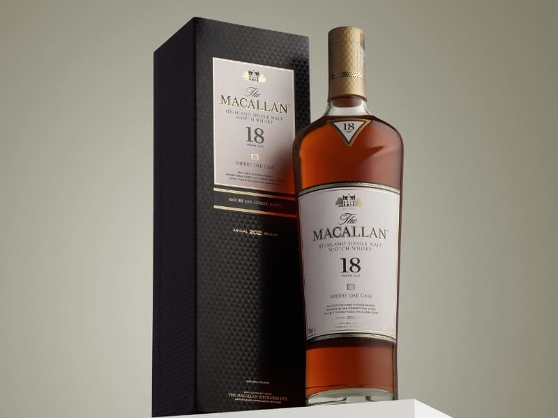 Đặc điểm của rượu Macallan 18 Sherry Oak Cask