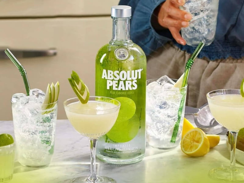 Gợi ý những cách thưởng thức Vodka Absolut Pears
