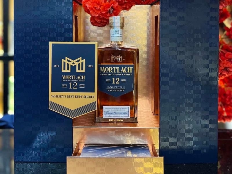 Hộp quà rượu Mortlach 12 năm