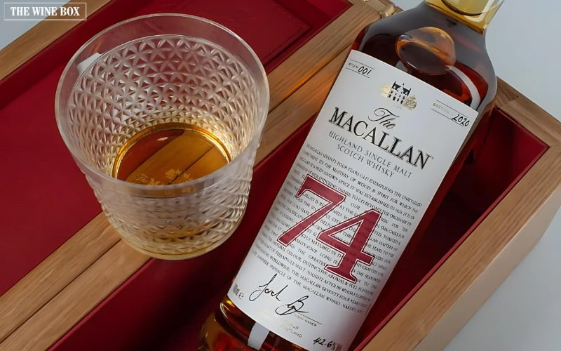 Một số đặc điểm của rượu Macallan 74 năm The Red Collection