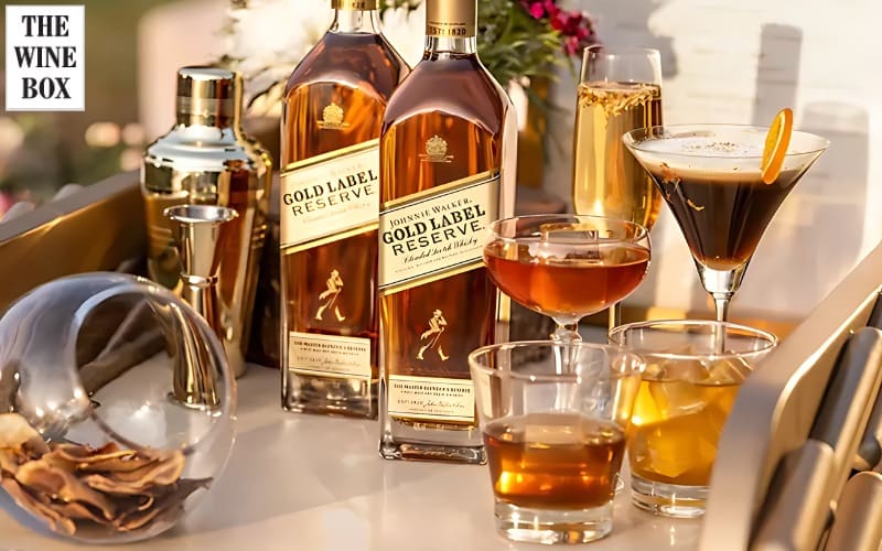 Rượu Johnnie Walker Gold Label 750ml Hộp Quà Tết được đánh giá là món quà độc đáo, ý nghĩa