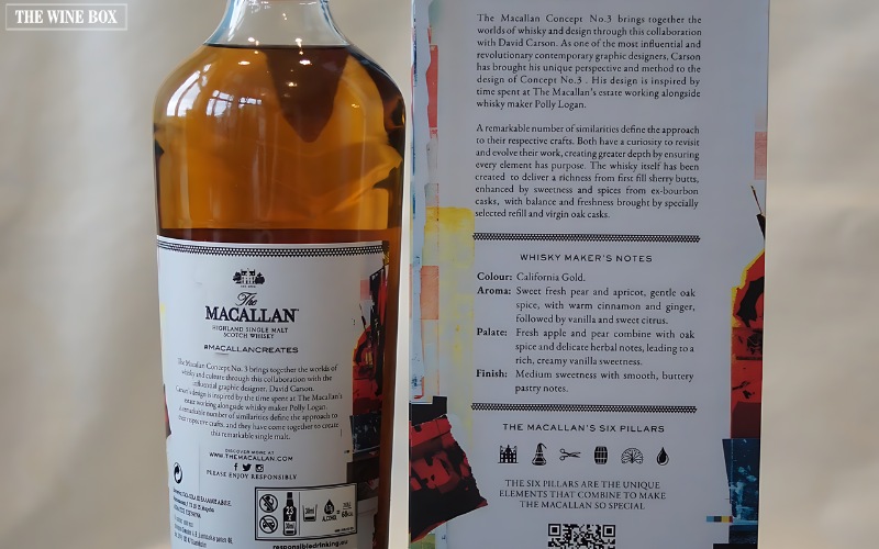 Một số đặc điểm của rượu Macallan Concept No.3