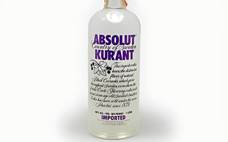 Một số đặc điểm của rượu Absolut Kurant Vodka