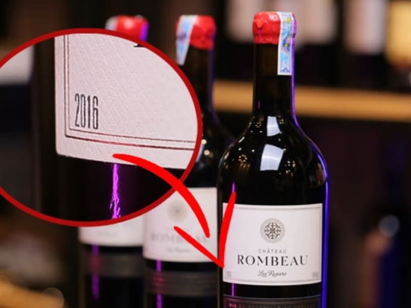 Cách xem hạn sử dụng của rượu vang Chile