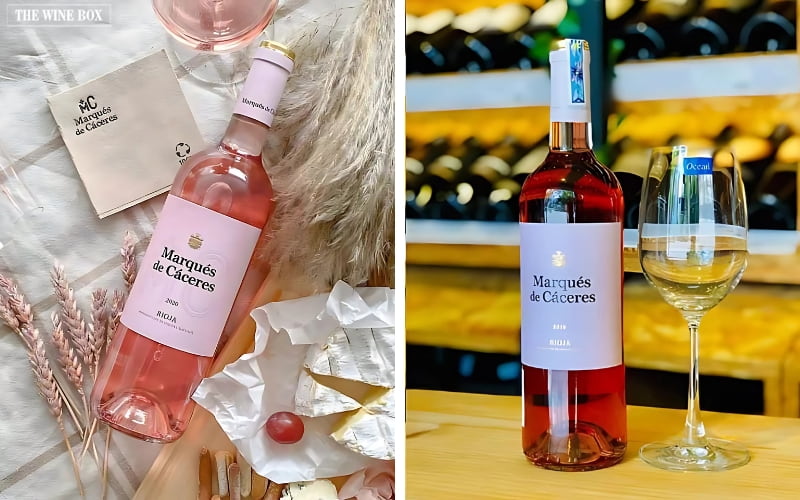 Marques De Caceres Rosado là chai rượu vang hồng nổi tiếng với hương thơm đậm đà